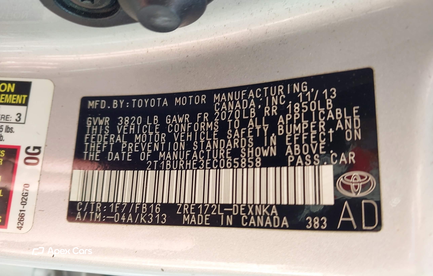 Toyota Corolla 2014