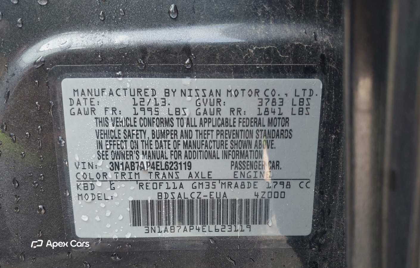 Nissan Sentra 2014