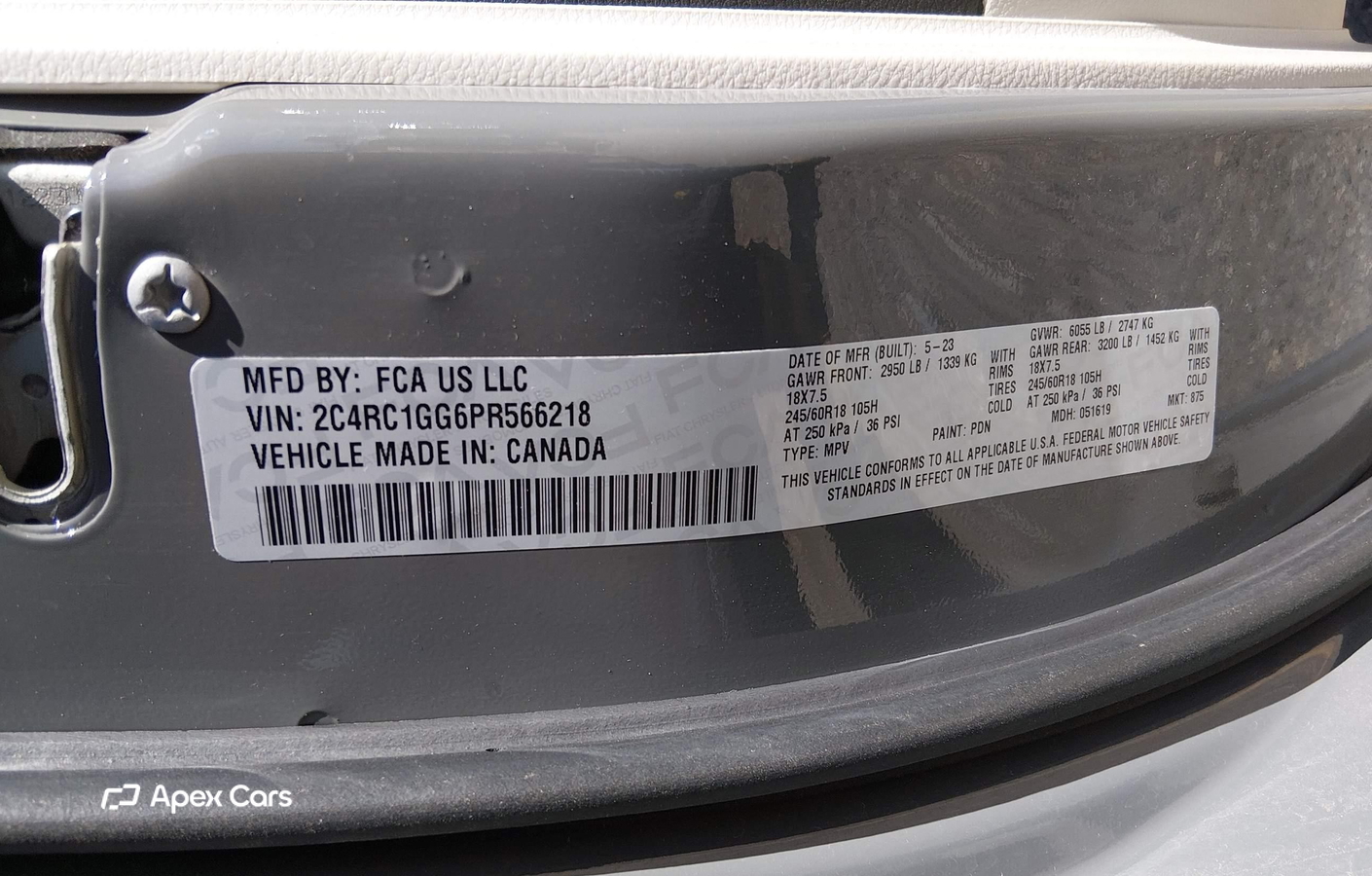 Chrysler Pacifica 2023