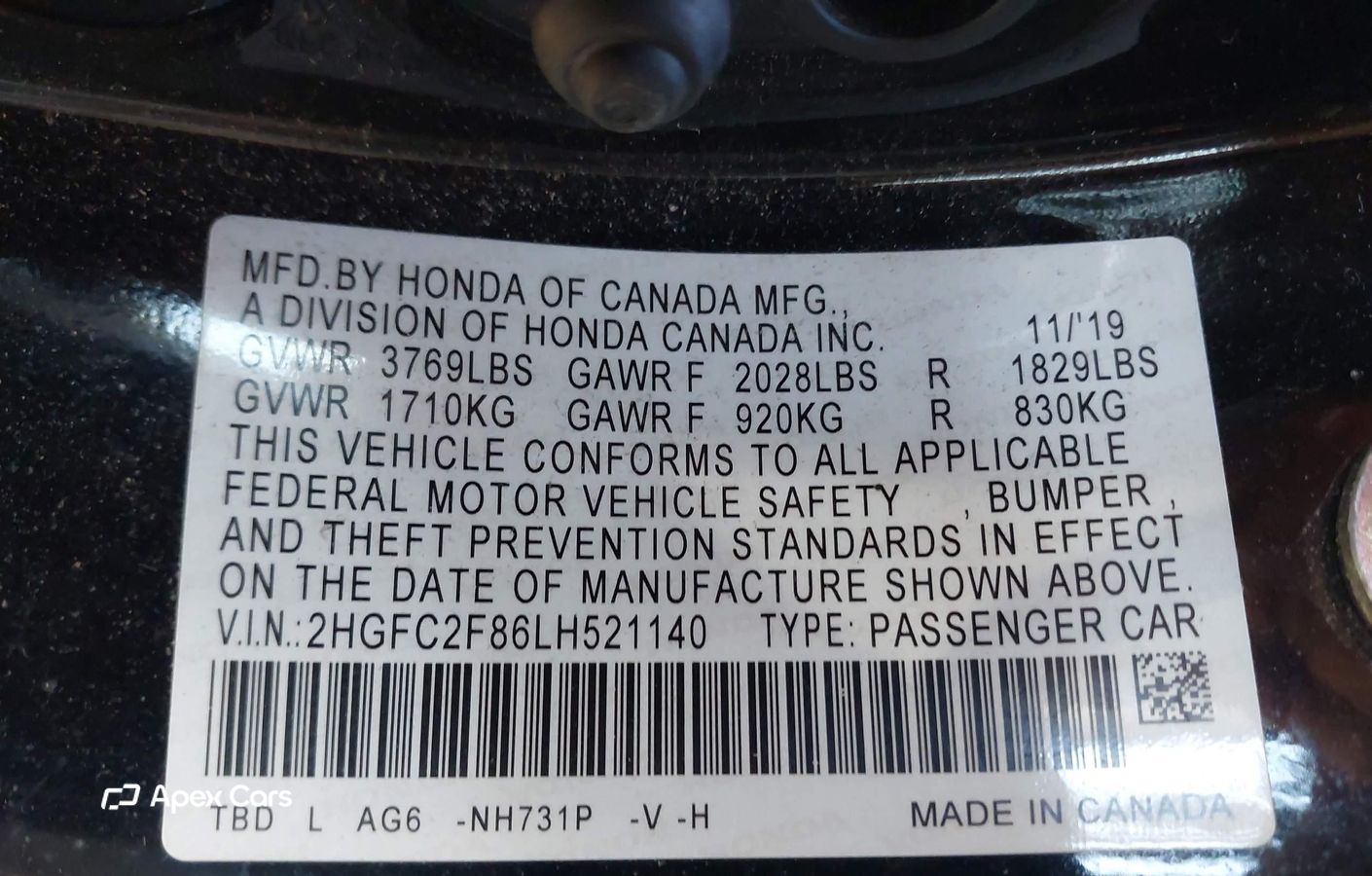 Honda Civic 2020