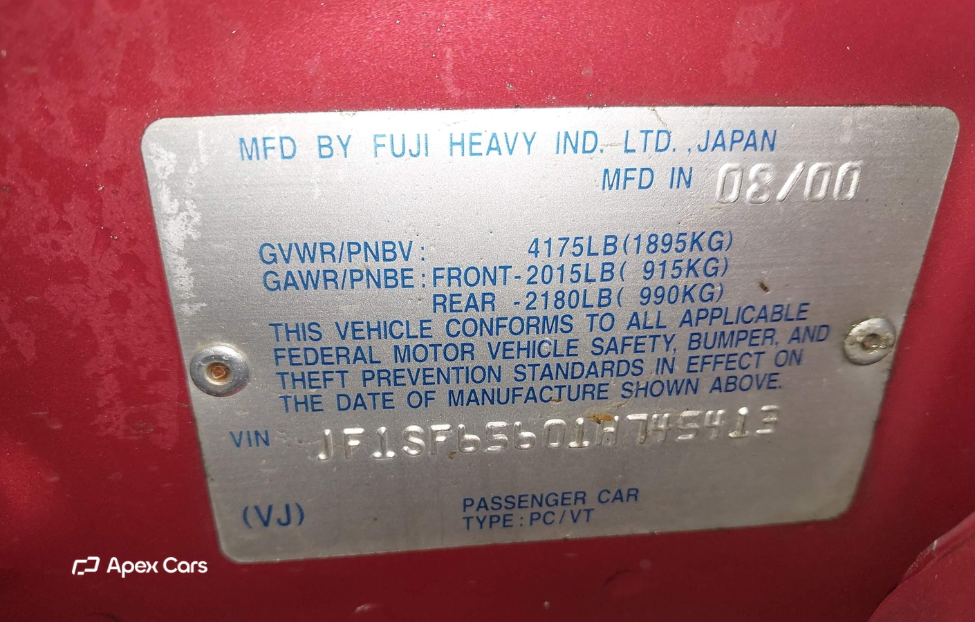 Subaru Forester 2001