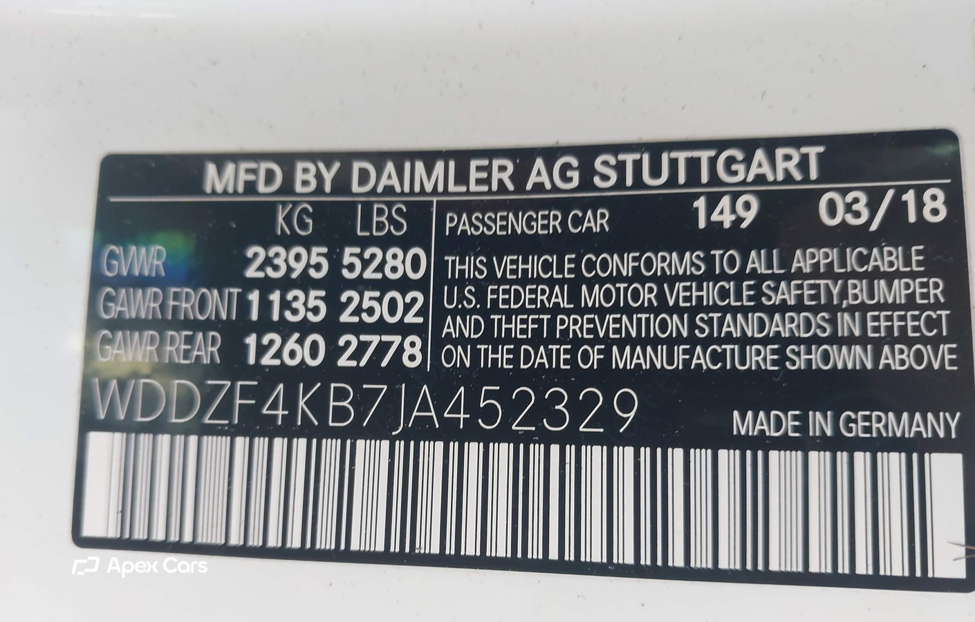 Mercedes-Benz E-klasse 2018