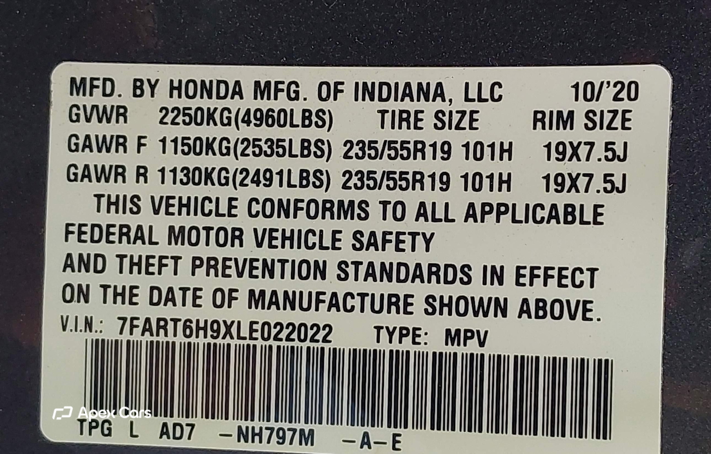 Honda CR-V 2020