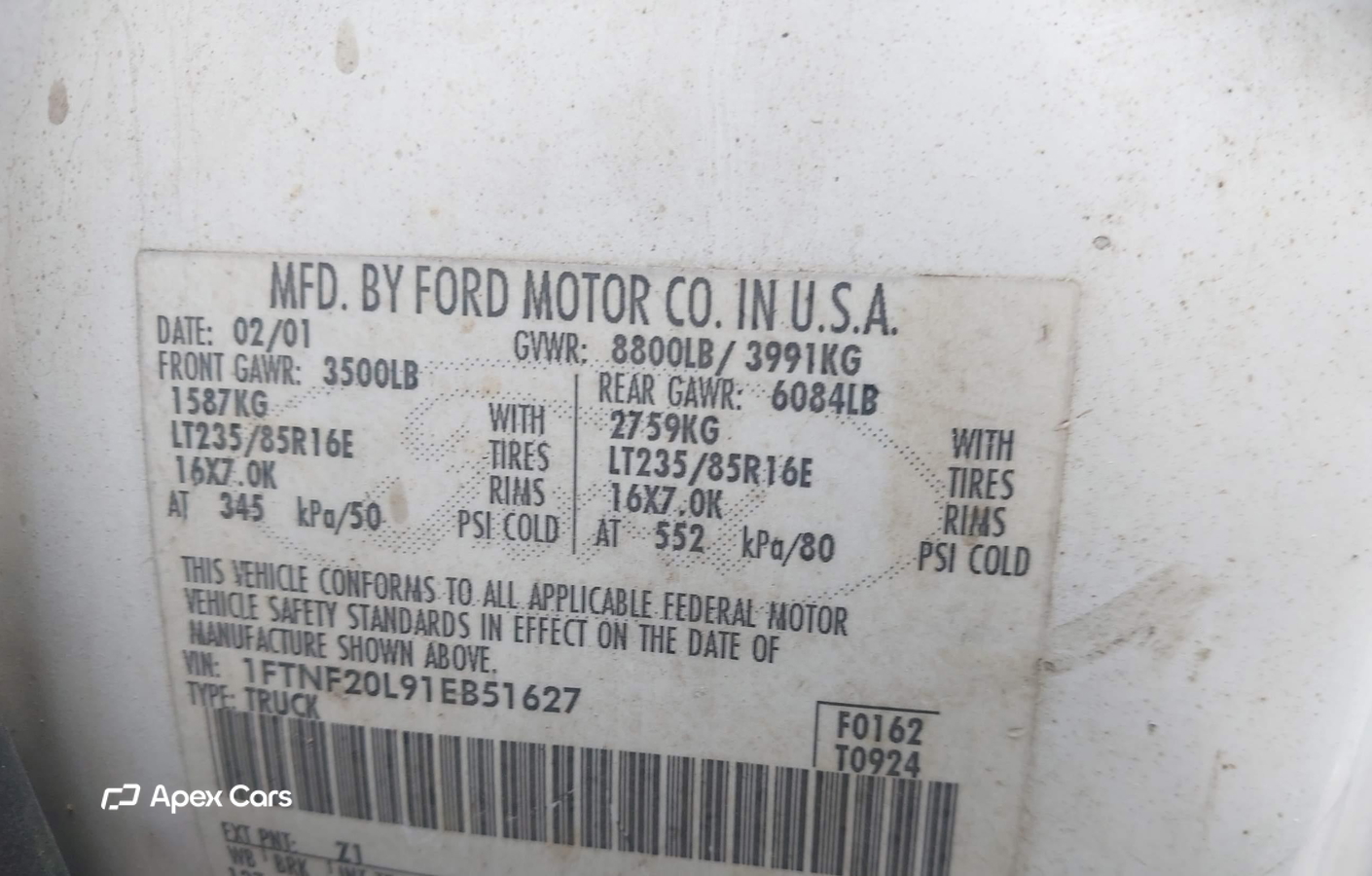 Ford F250 2001