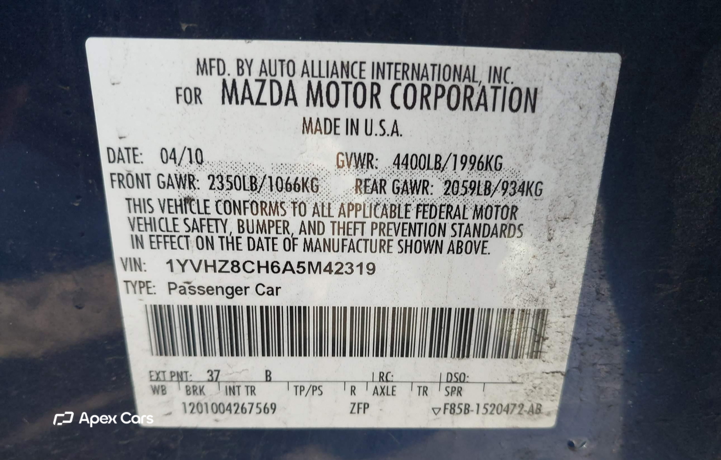 Mazda 6 2010
