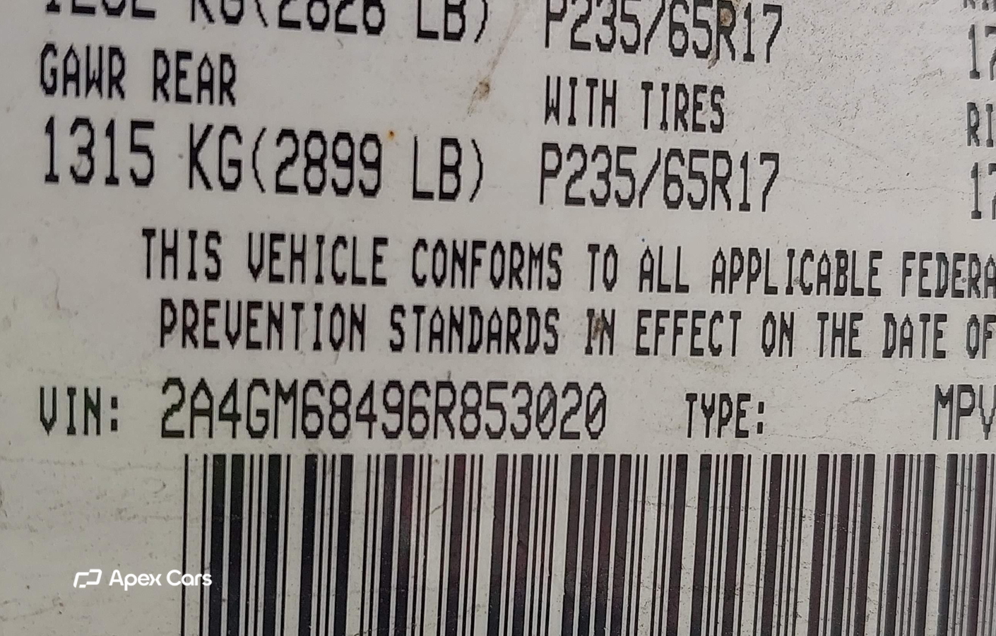 Chrysler Pacifica 2006