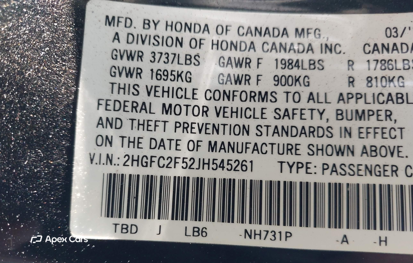 Honda Civic 2018