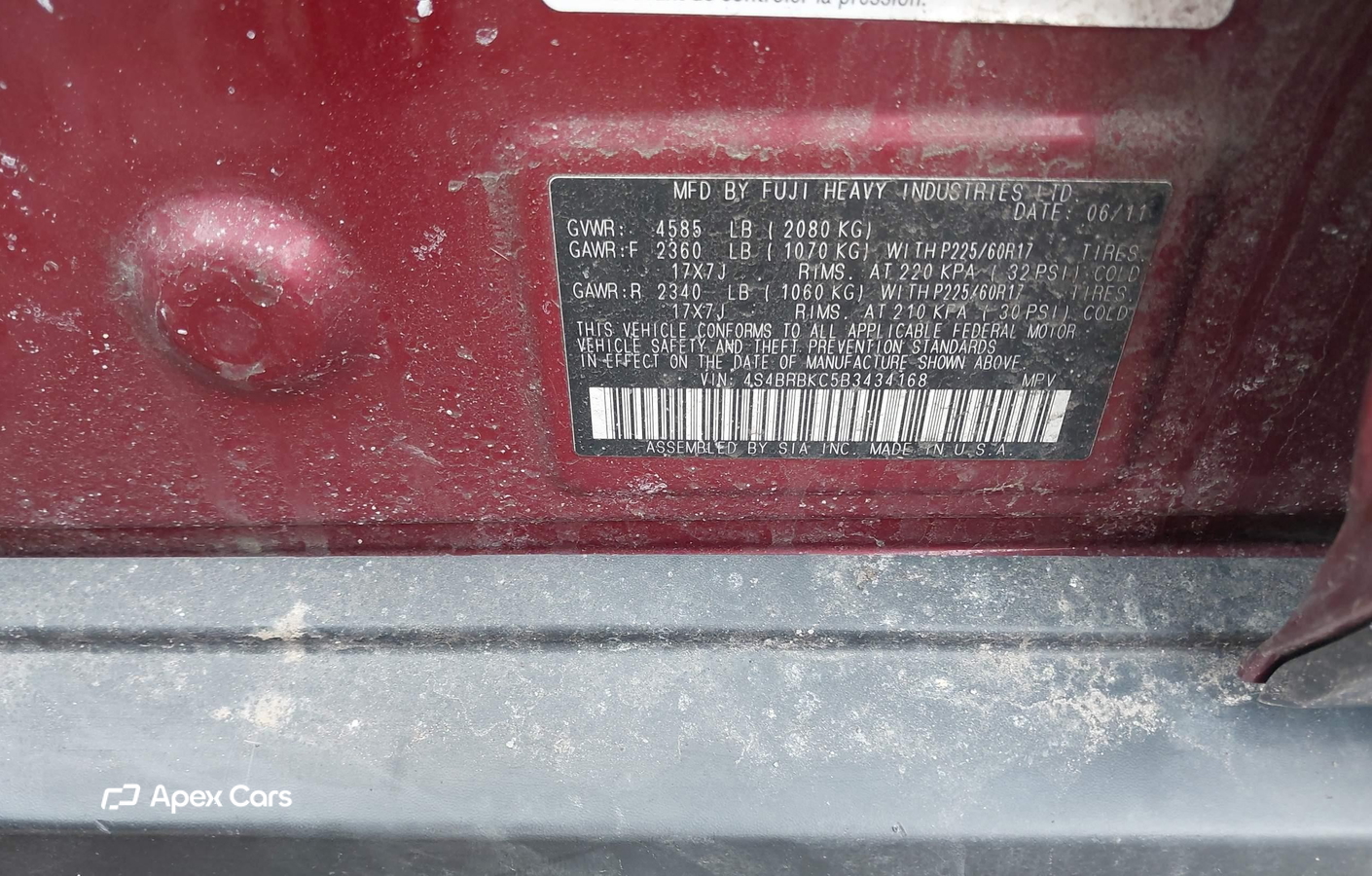 Subaru Outback 2011