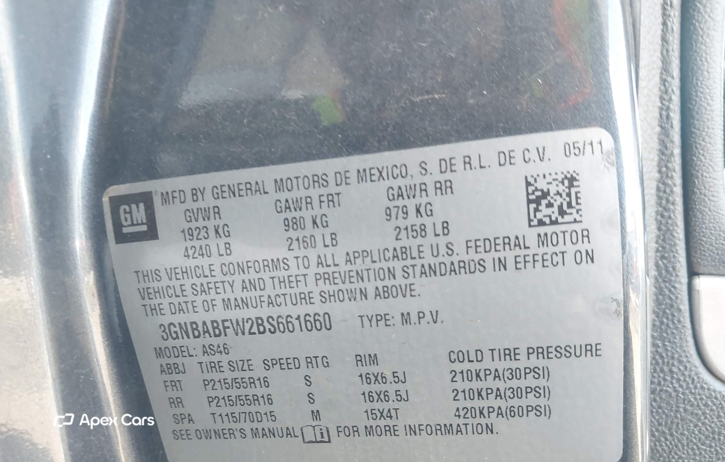 Chevrolet HHR 2011
