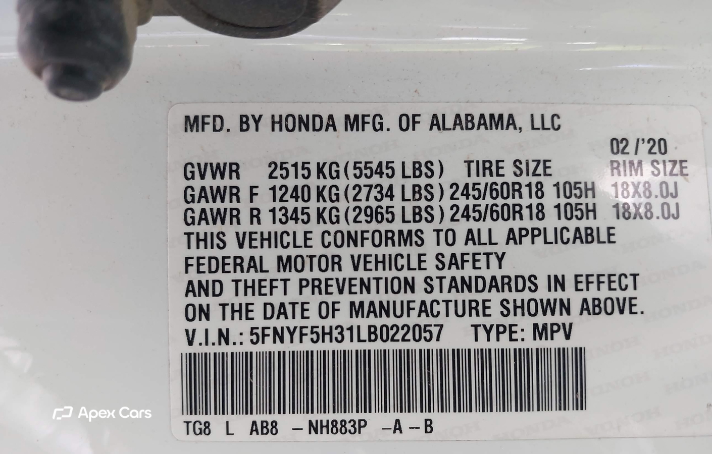 Honda Pilot 2020