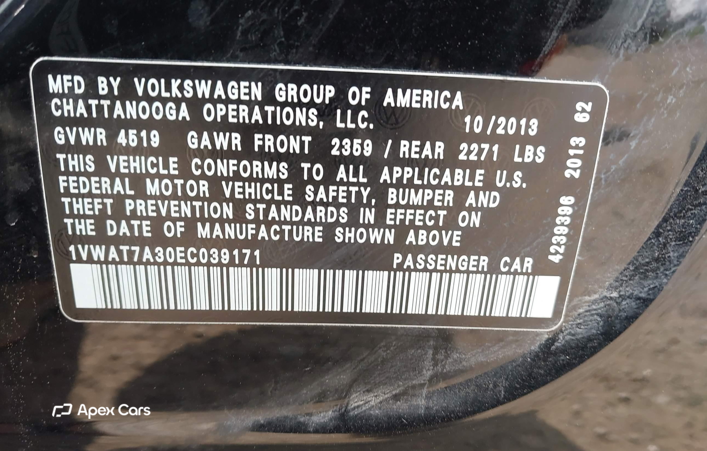 Volkswagen Passat 2014