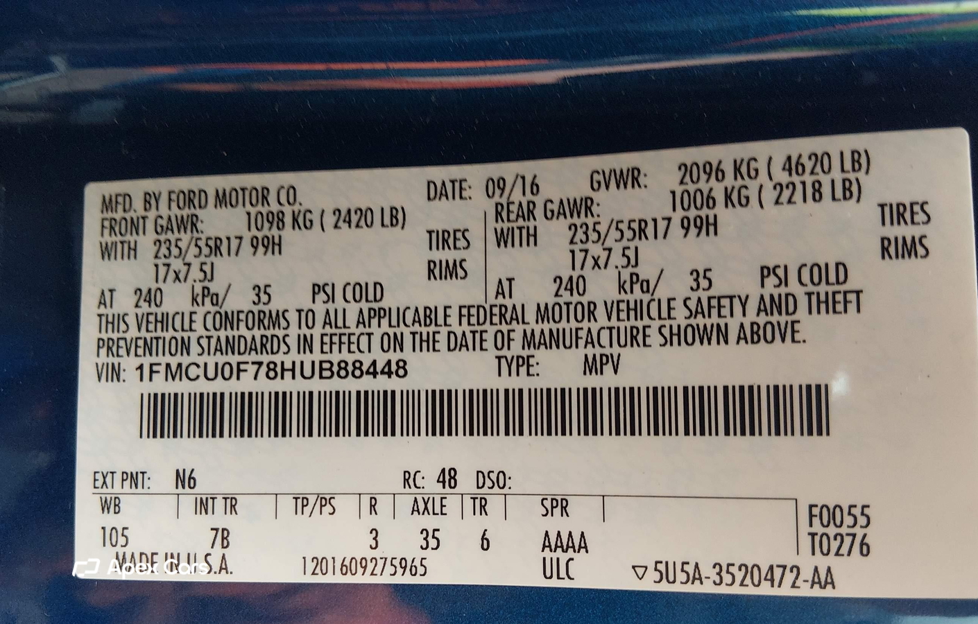 Ford Escape 2017