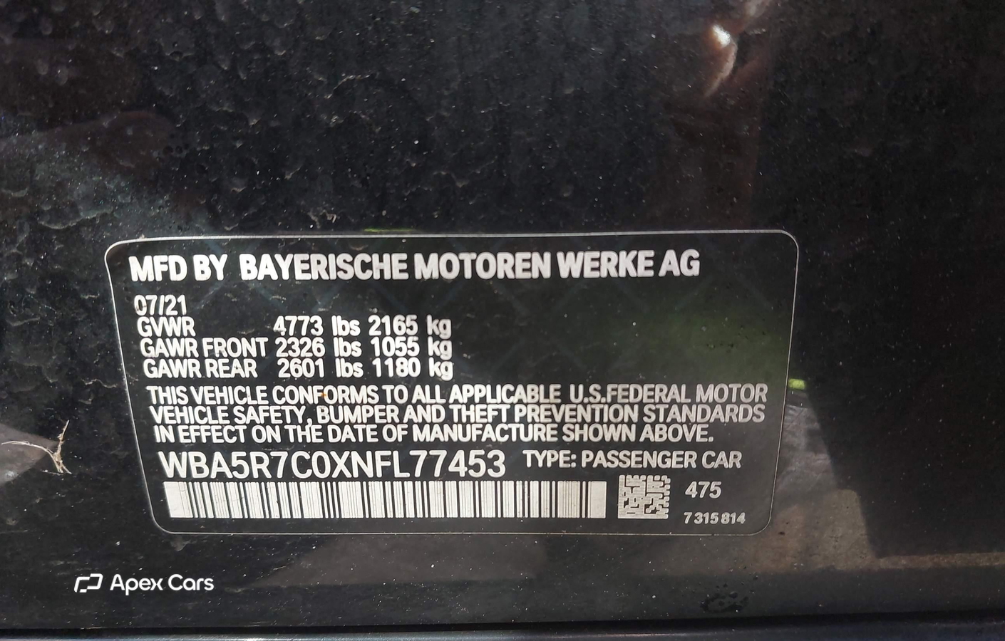 BMW Series 3 2022