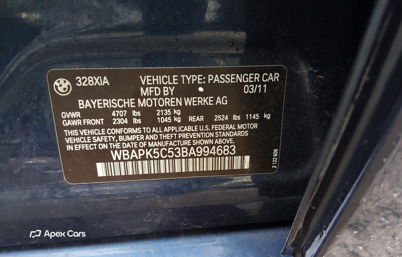 BMW Series 3 2011