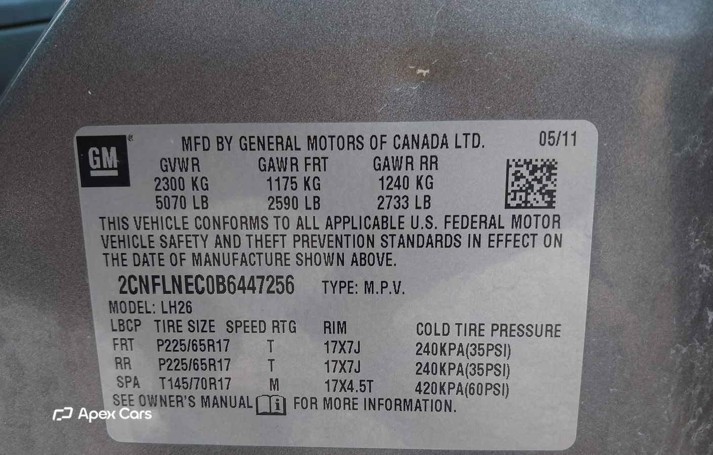 Chevrolet Equinox 2011