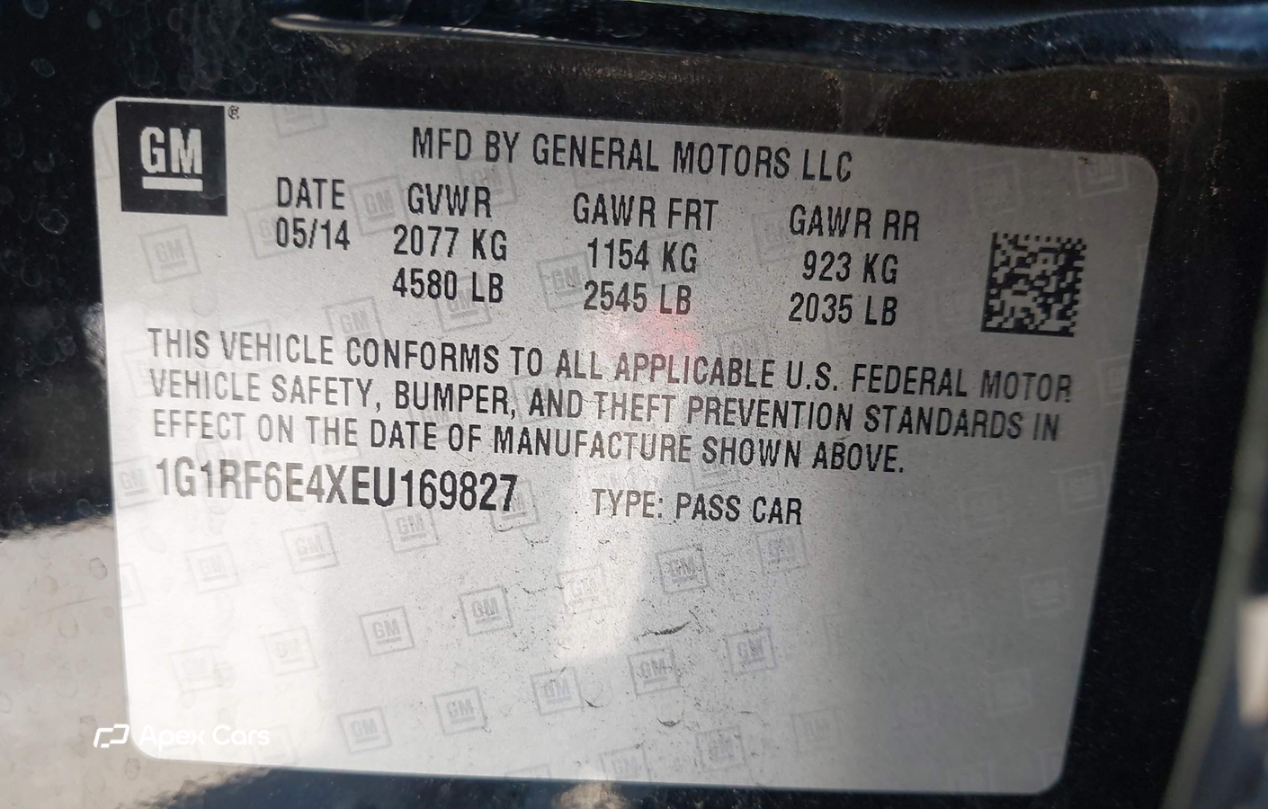 Chevrolet Volt 2014