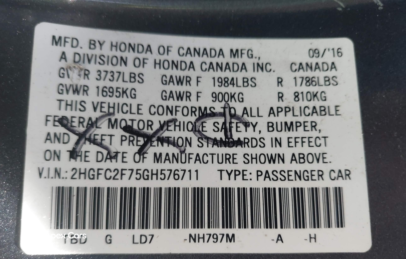 Honda Civic 2016