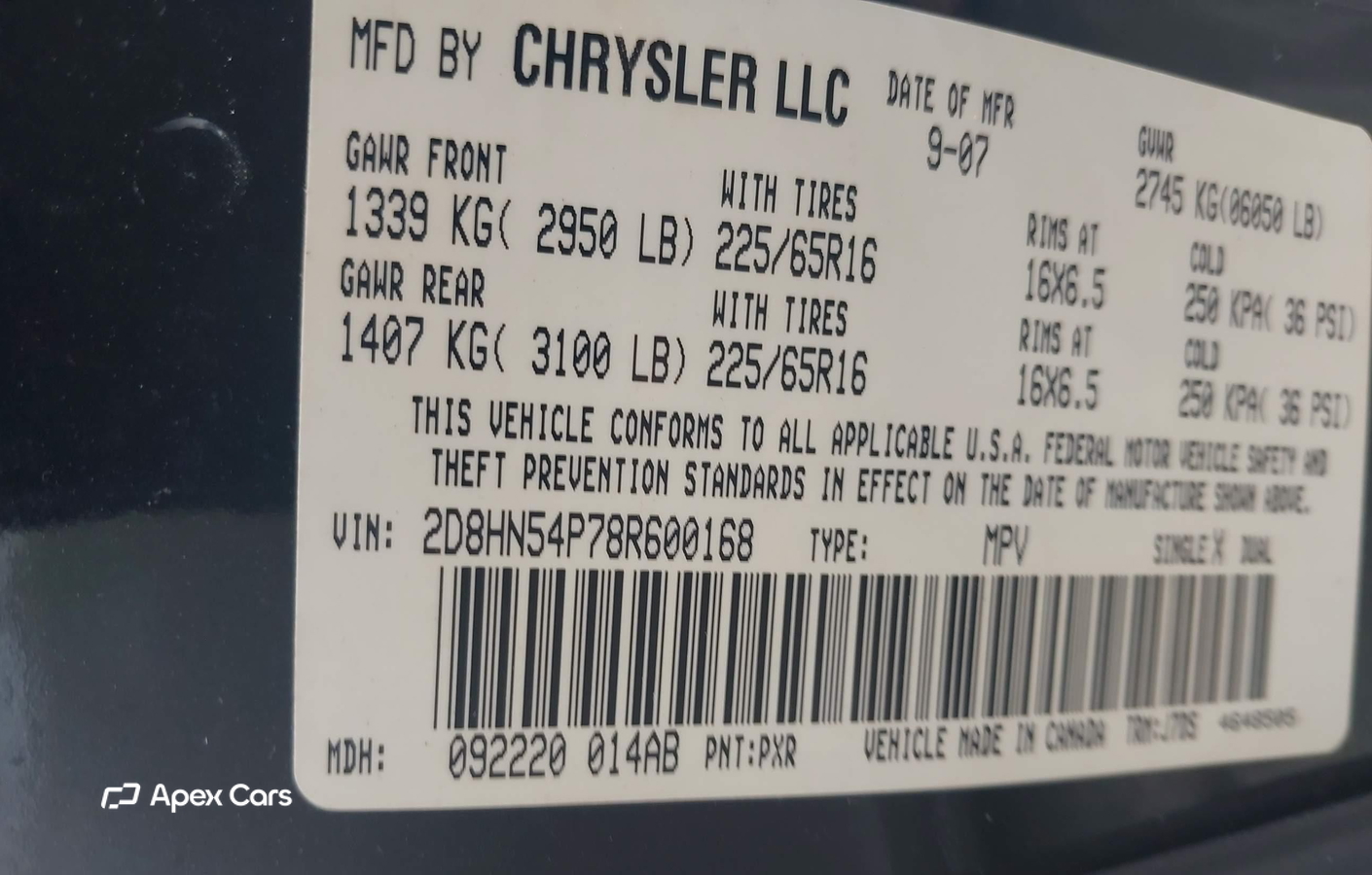 Dodge Caravan 2008