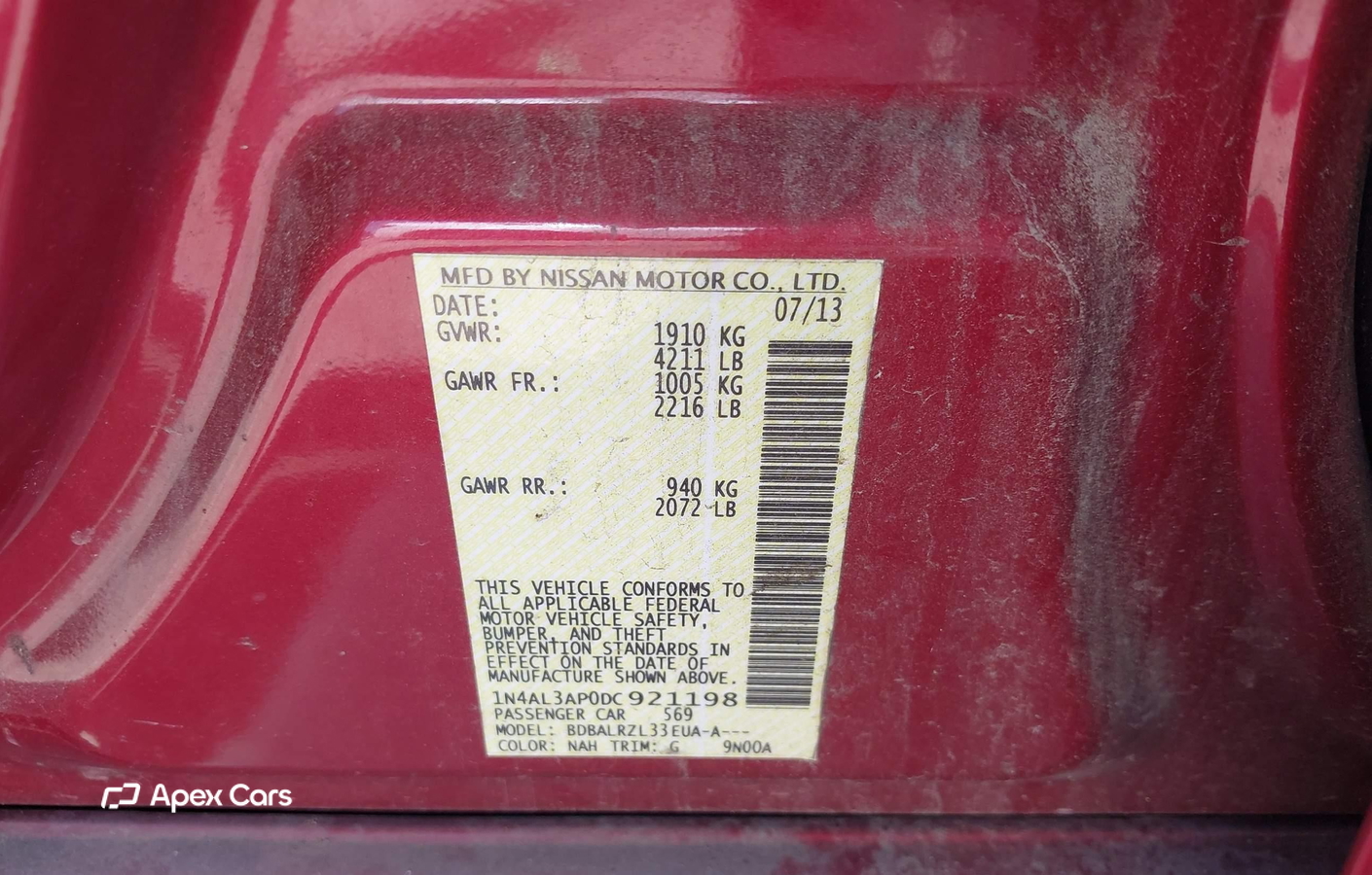 Nissan Altima 2013