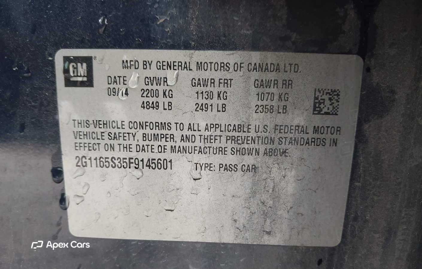 Chevrolet Impala 2015