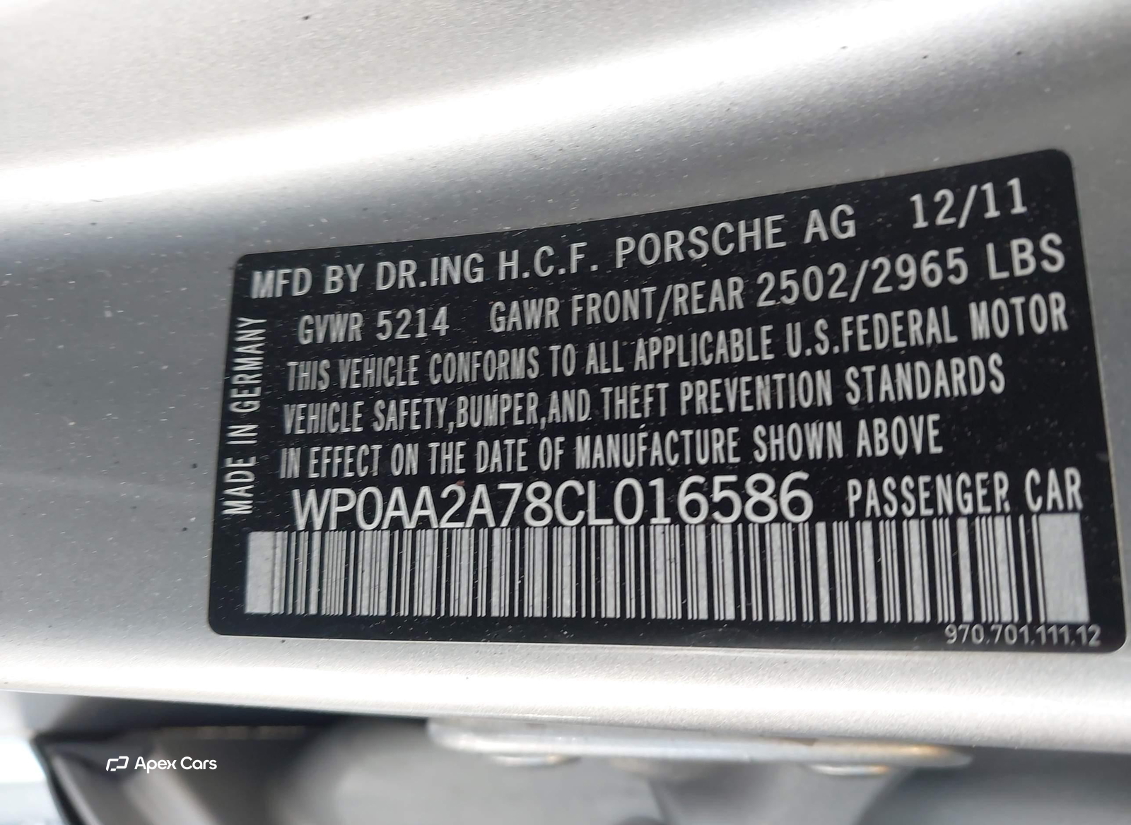 Porsche Panamera 2012