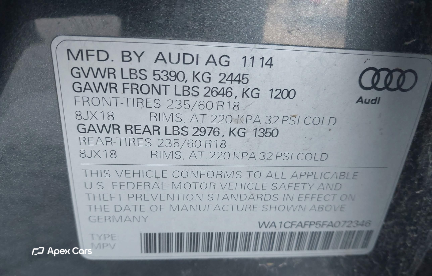 Audi Q5 2015