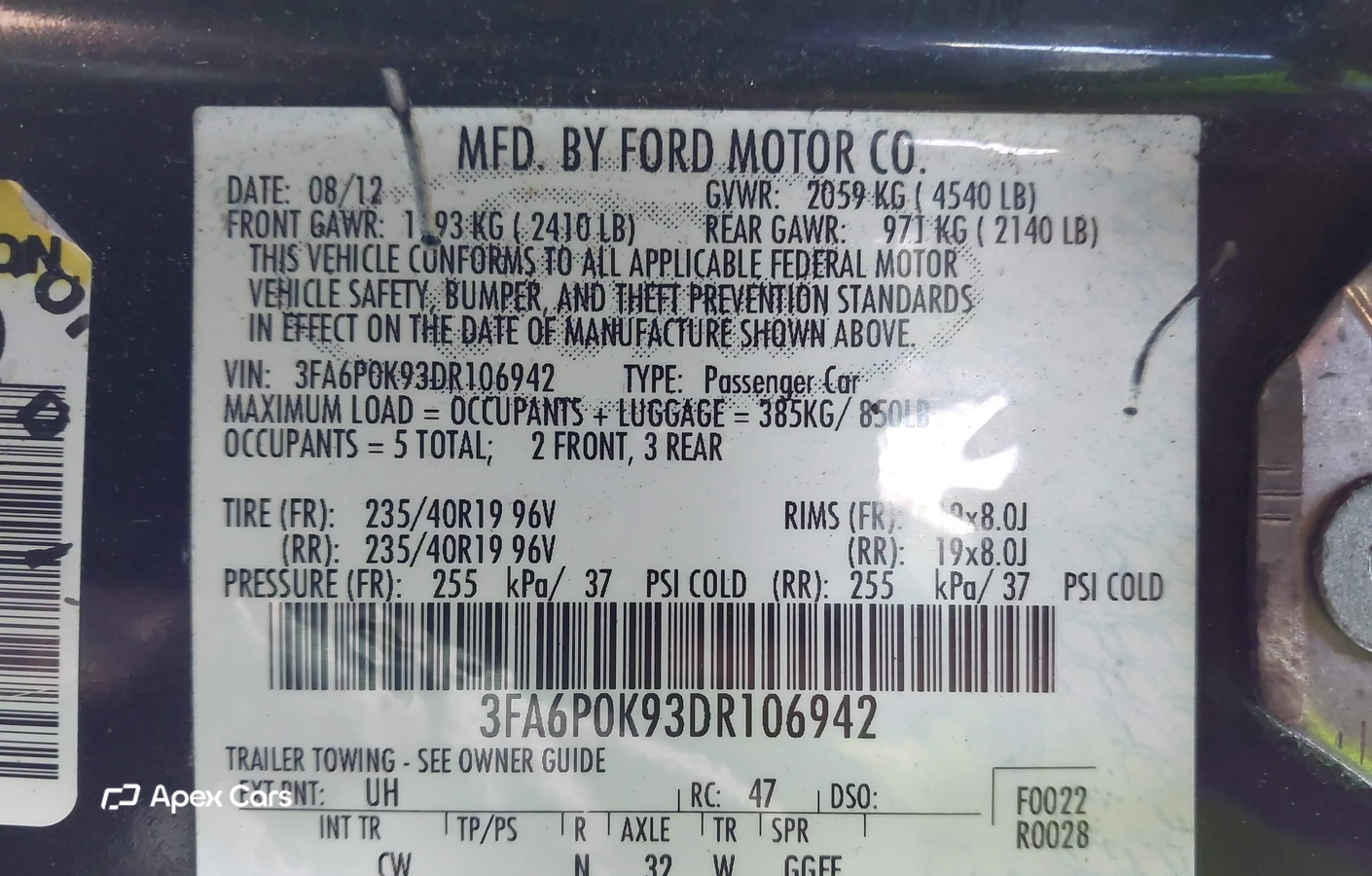 Ford Fusion 2013