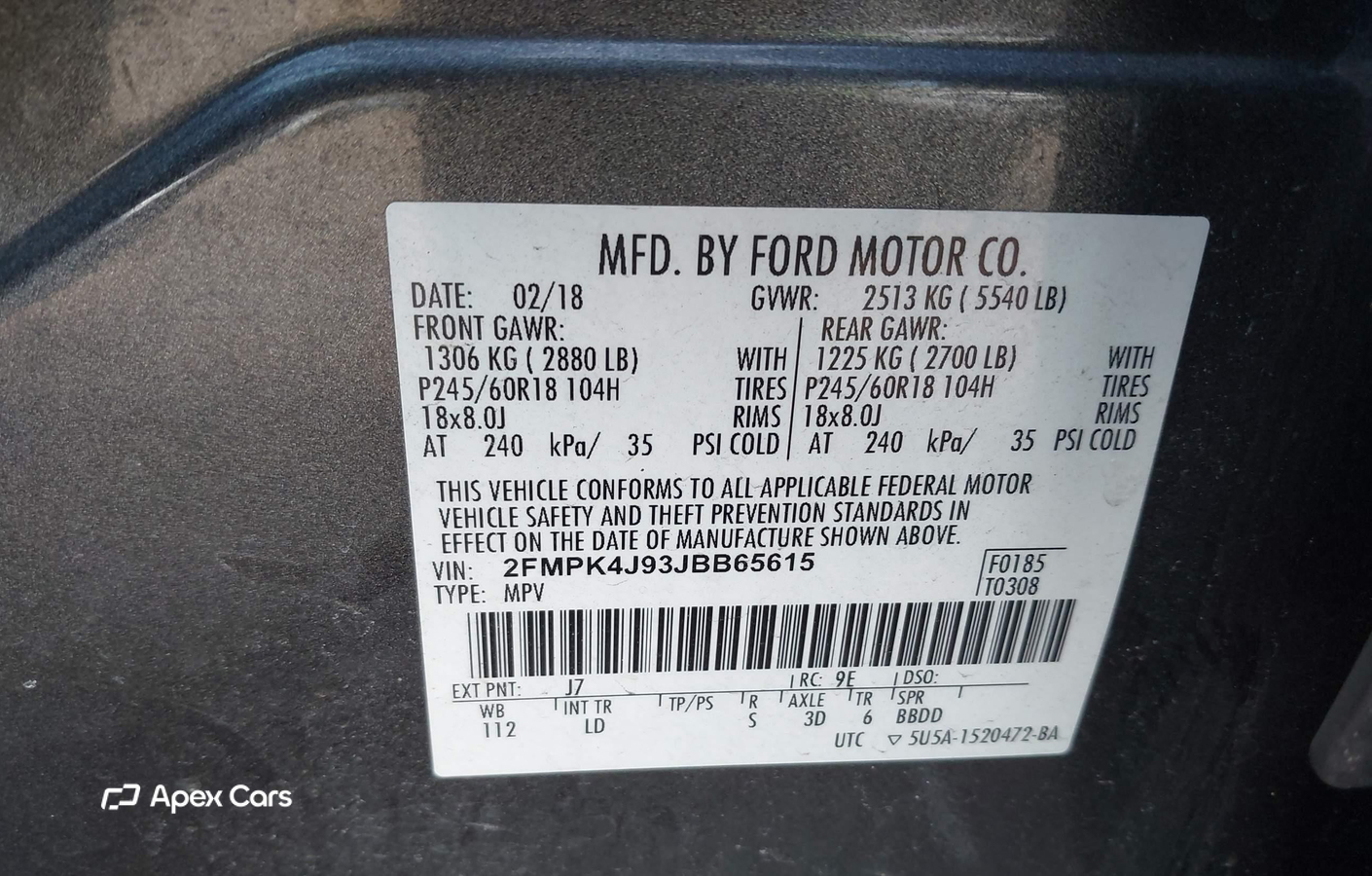 Ford Edge 2018