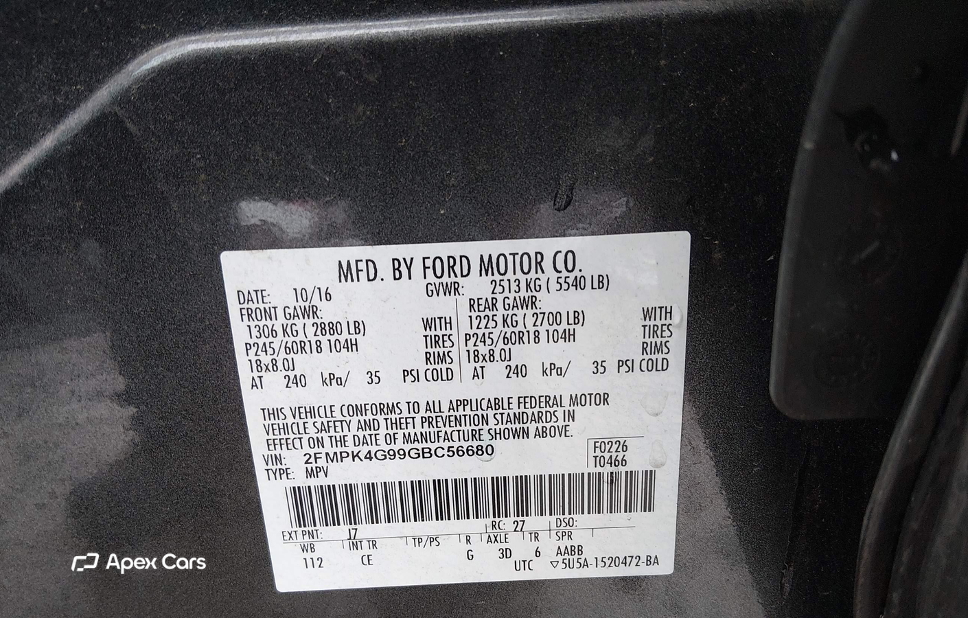 Ford Edge 2016