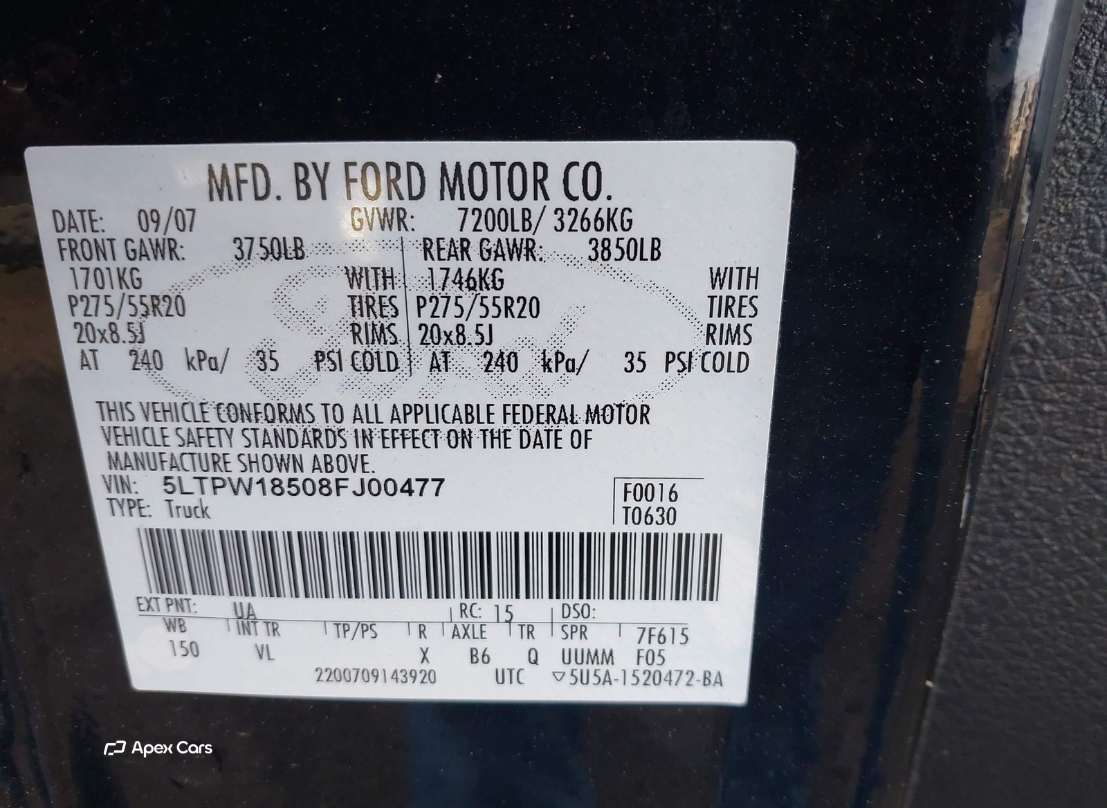 Lincoln Mark LT 2008