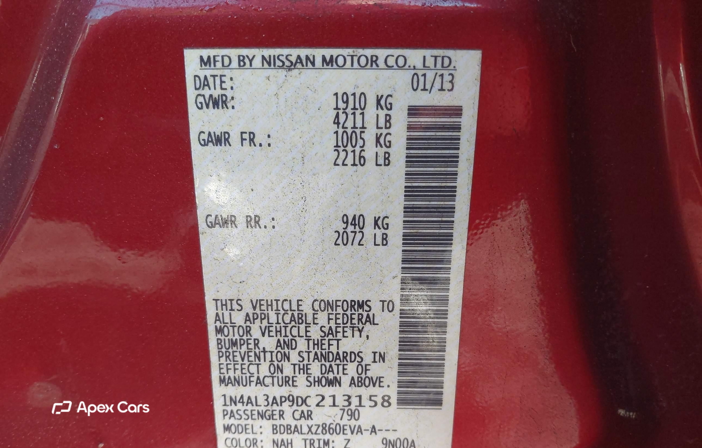 Nissan Altima 2013