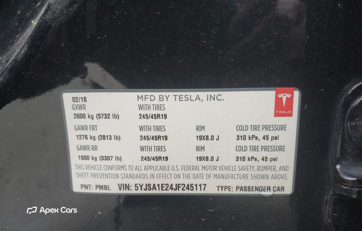 Tesla Model S 2018