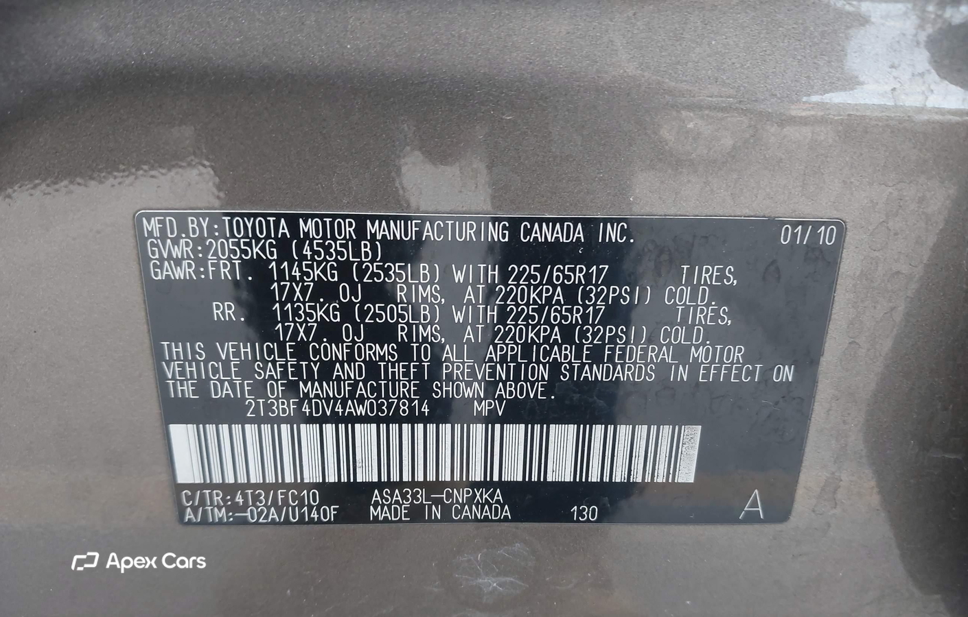 Toyota RAV 4 2010