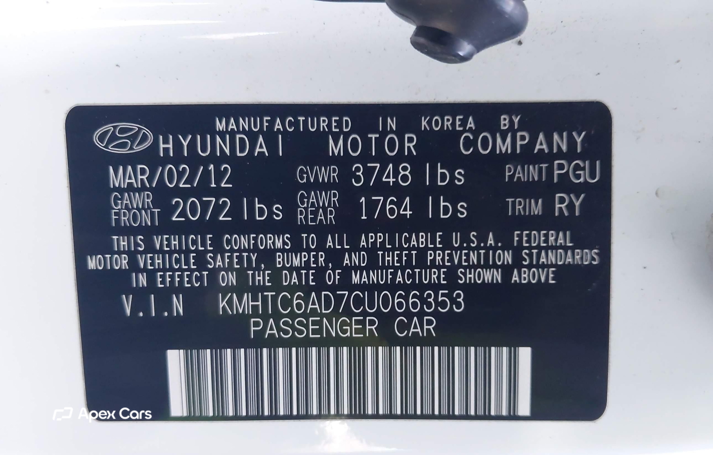 Hyundai Veloster 2012