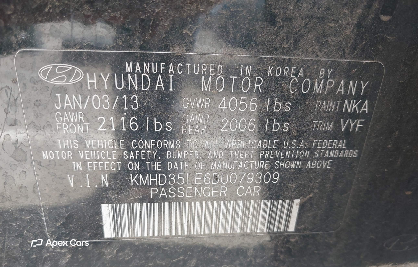 Hyundai Elantra 2013
