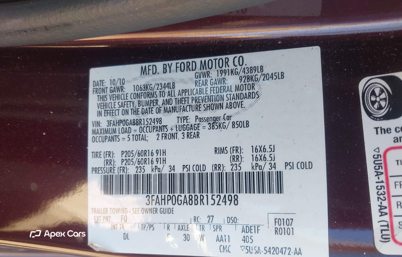 Ford Fusion 2011