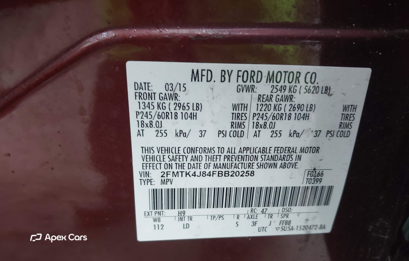 Ford Edge 2015