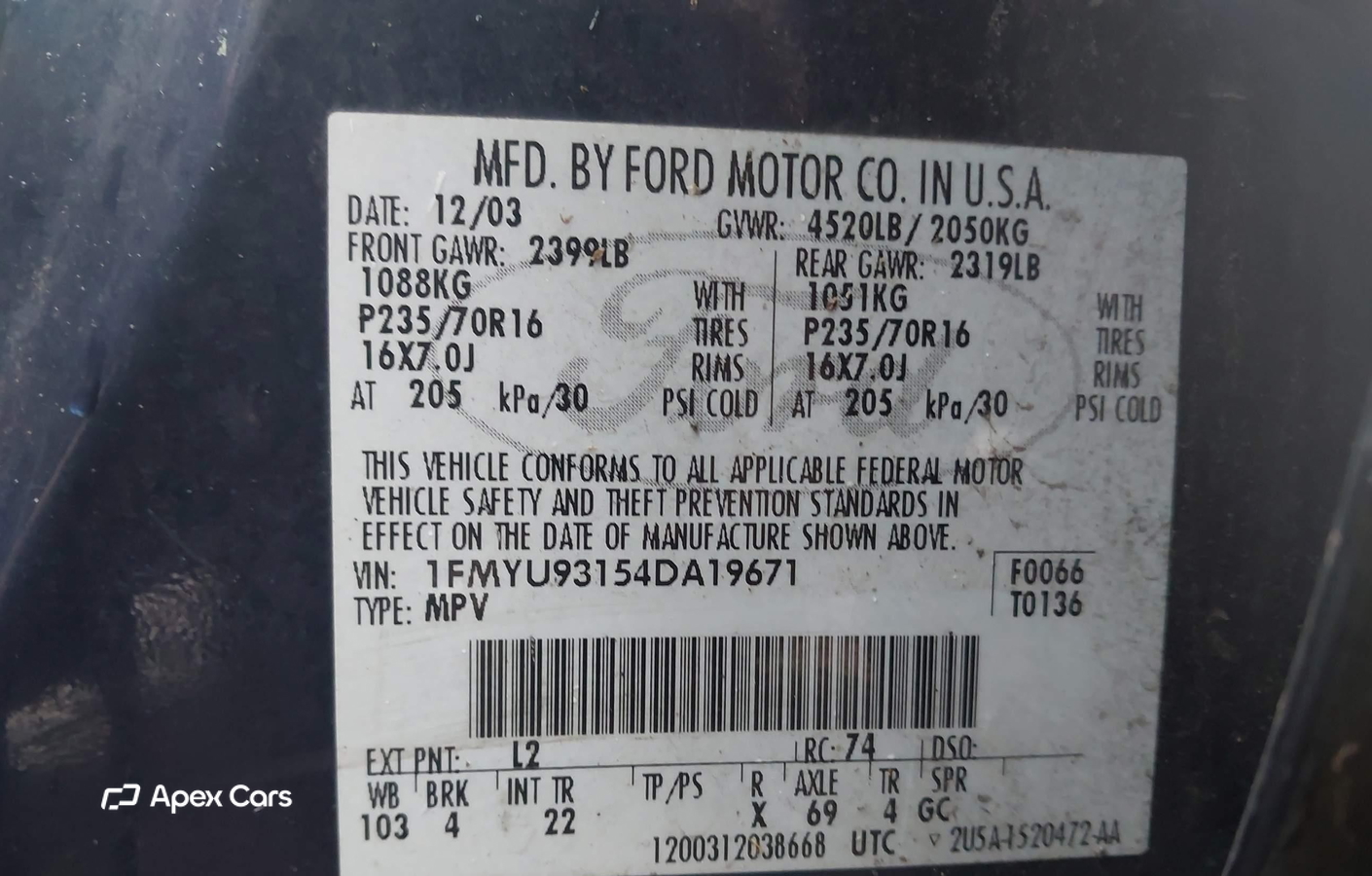 Ford Escape 2004
