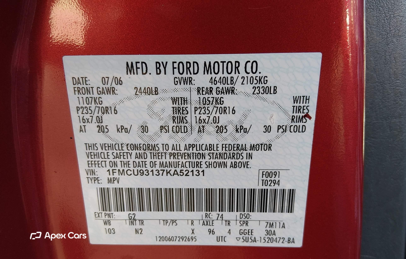 Ford Escape 2007