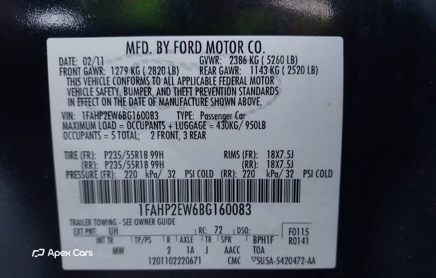 Ford Taurus 2011