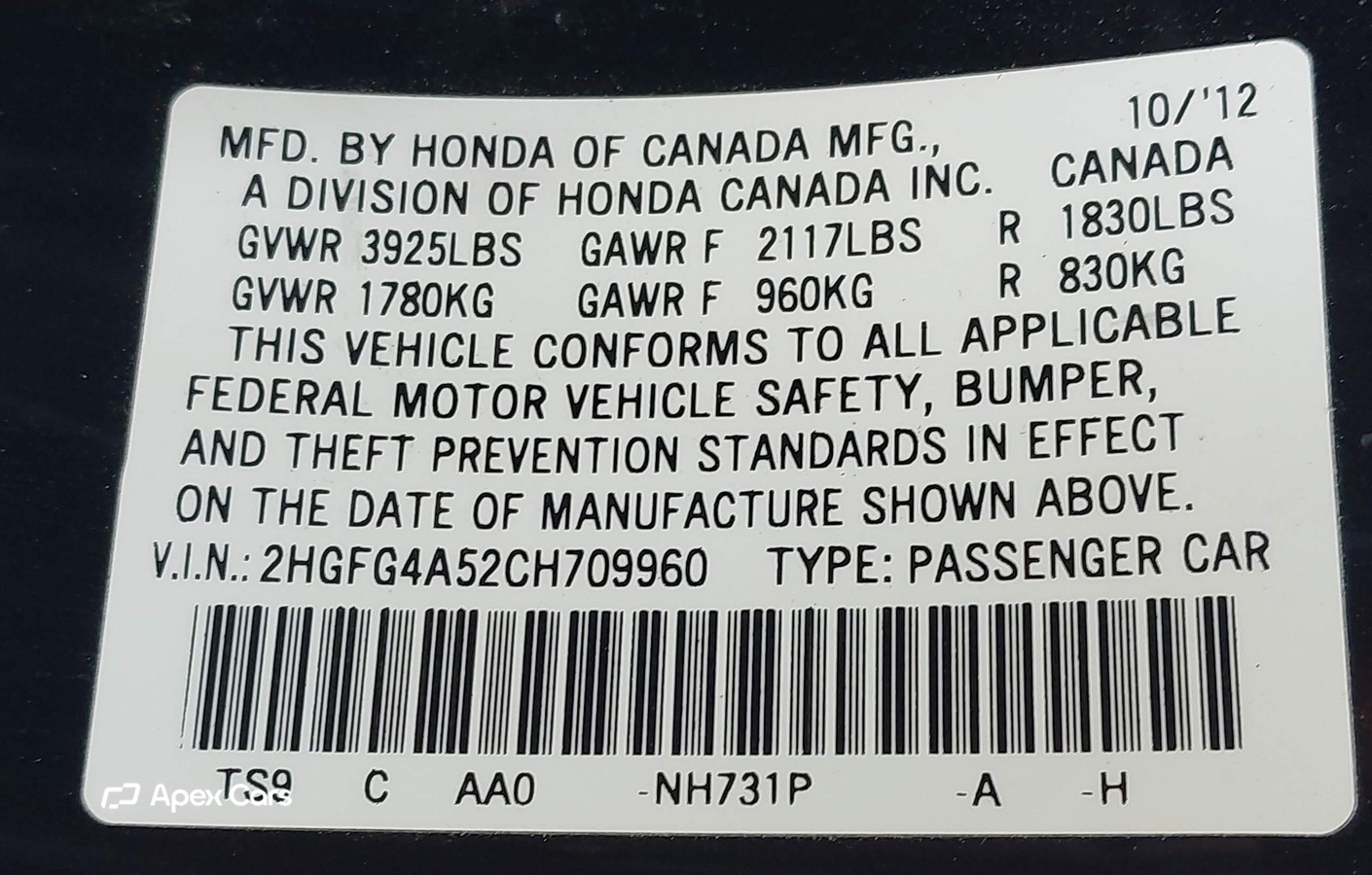 Honda Civic 2012