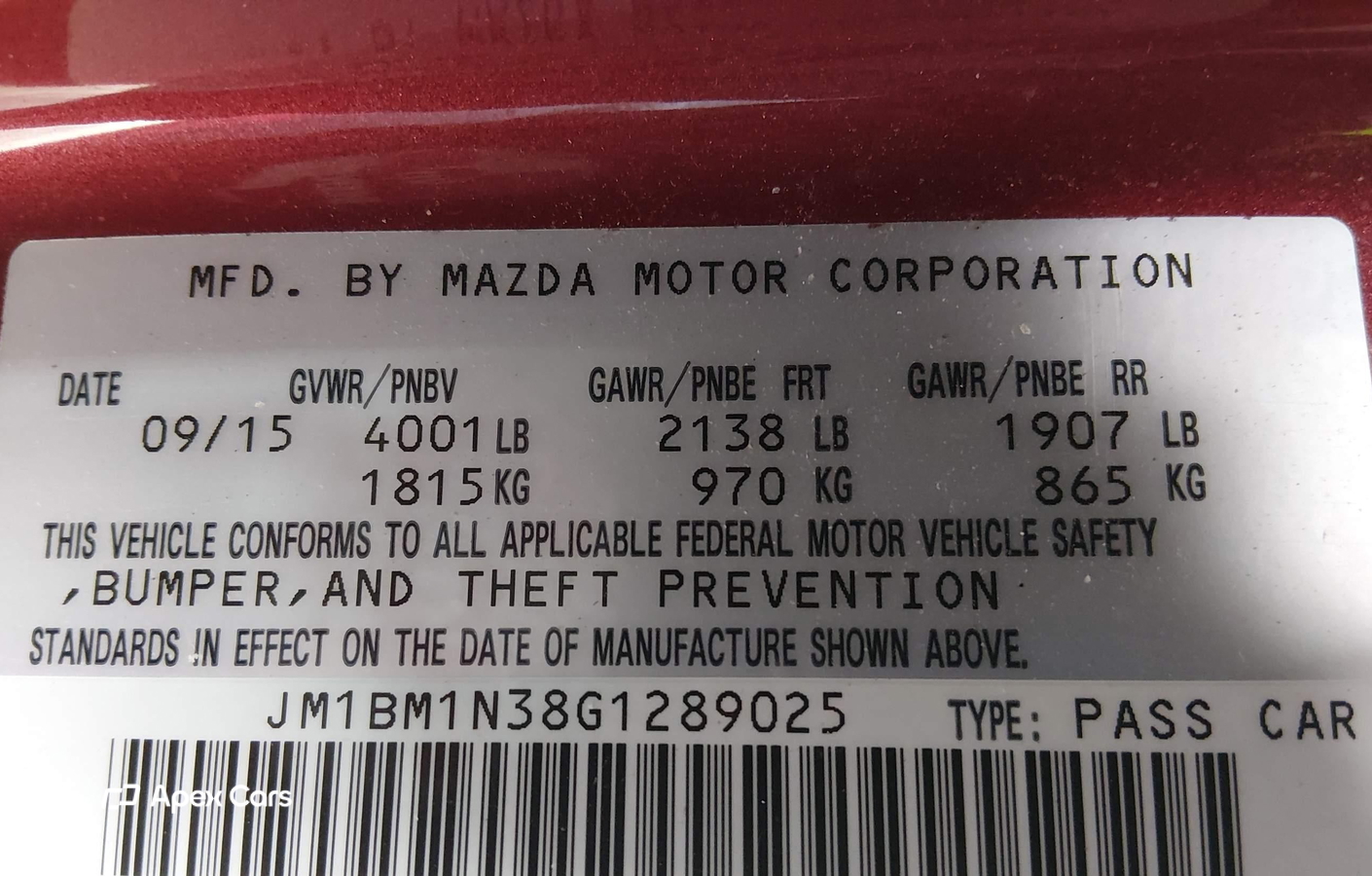 Mazda 3 2016