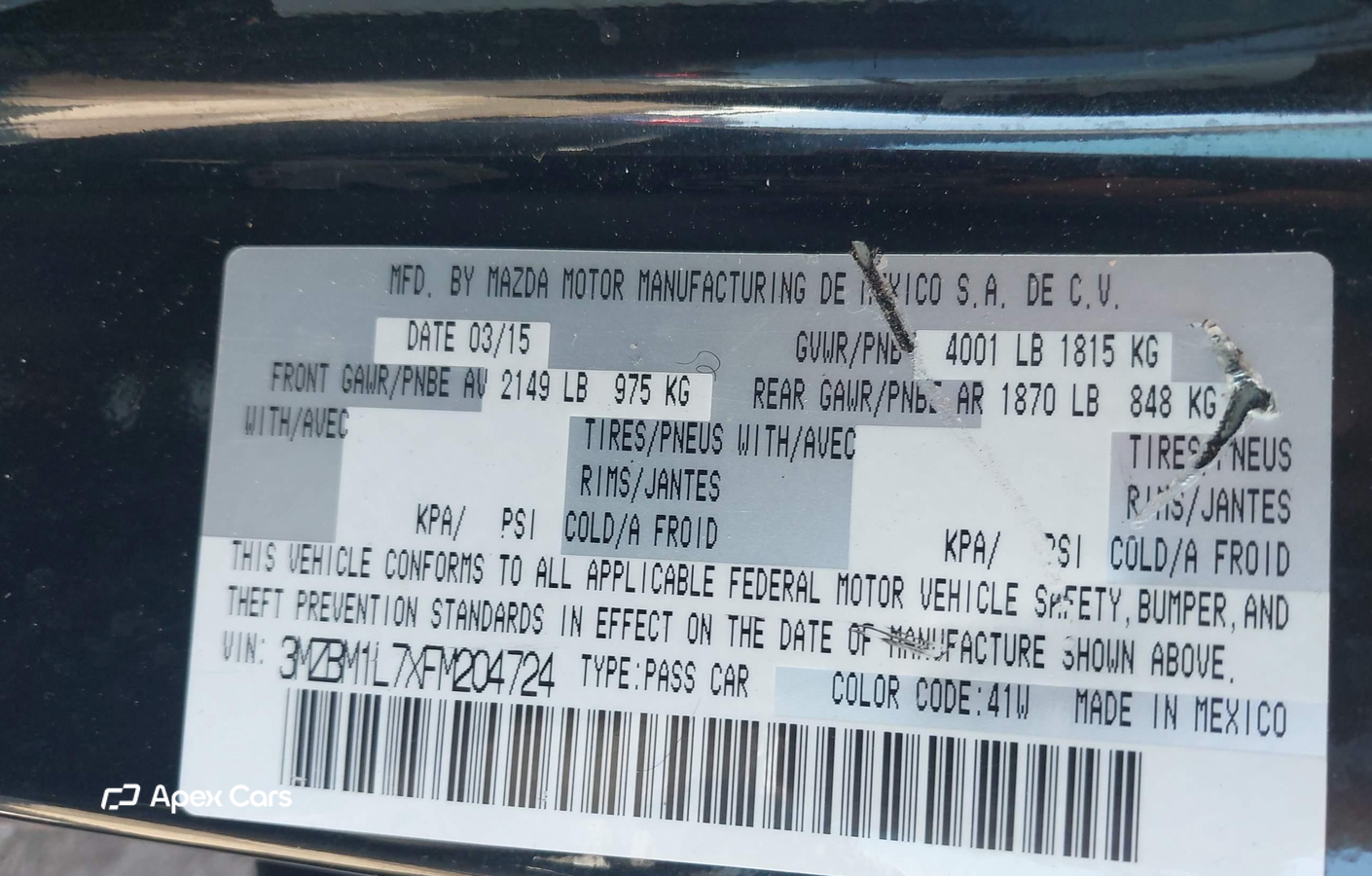 Mazda 3 2015