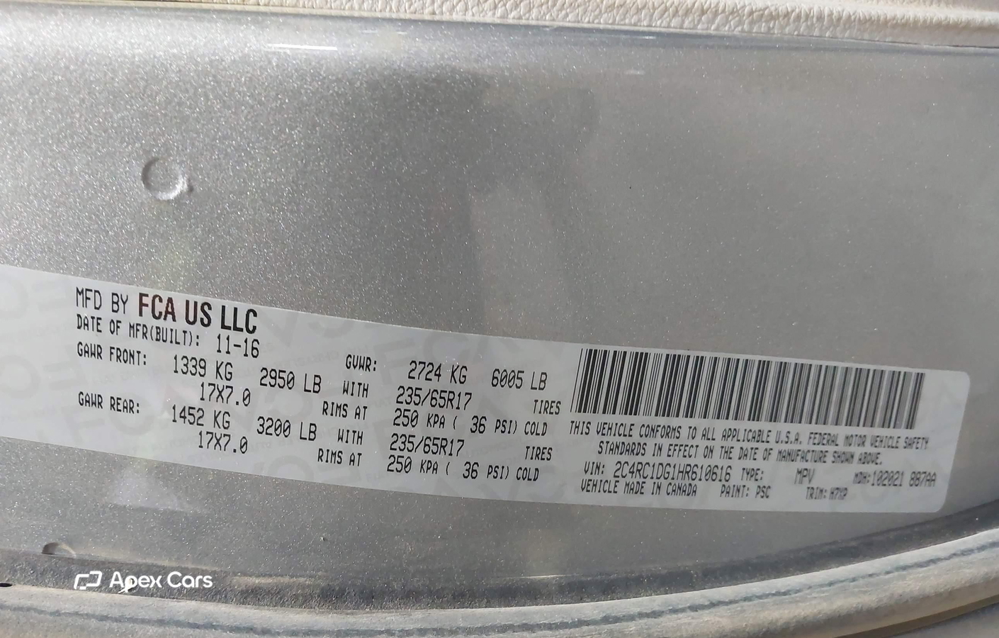 Chrysler Pacifica 2017