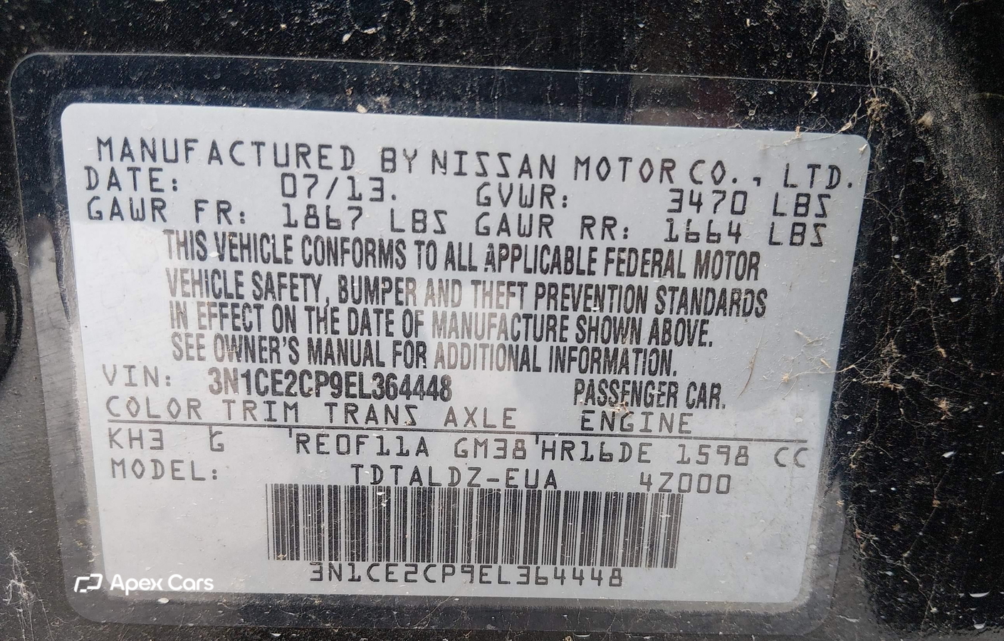 Nissan Versa 2014