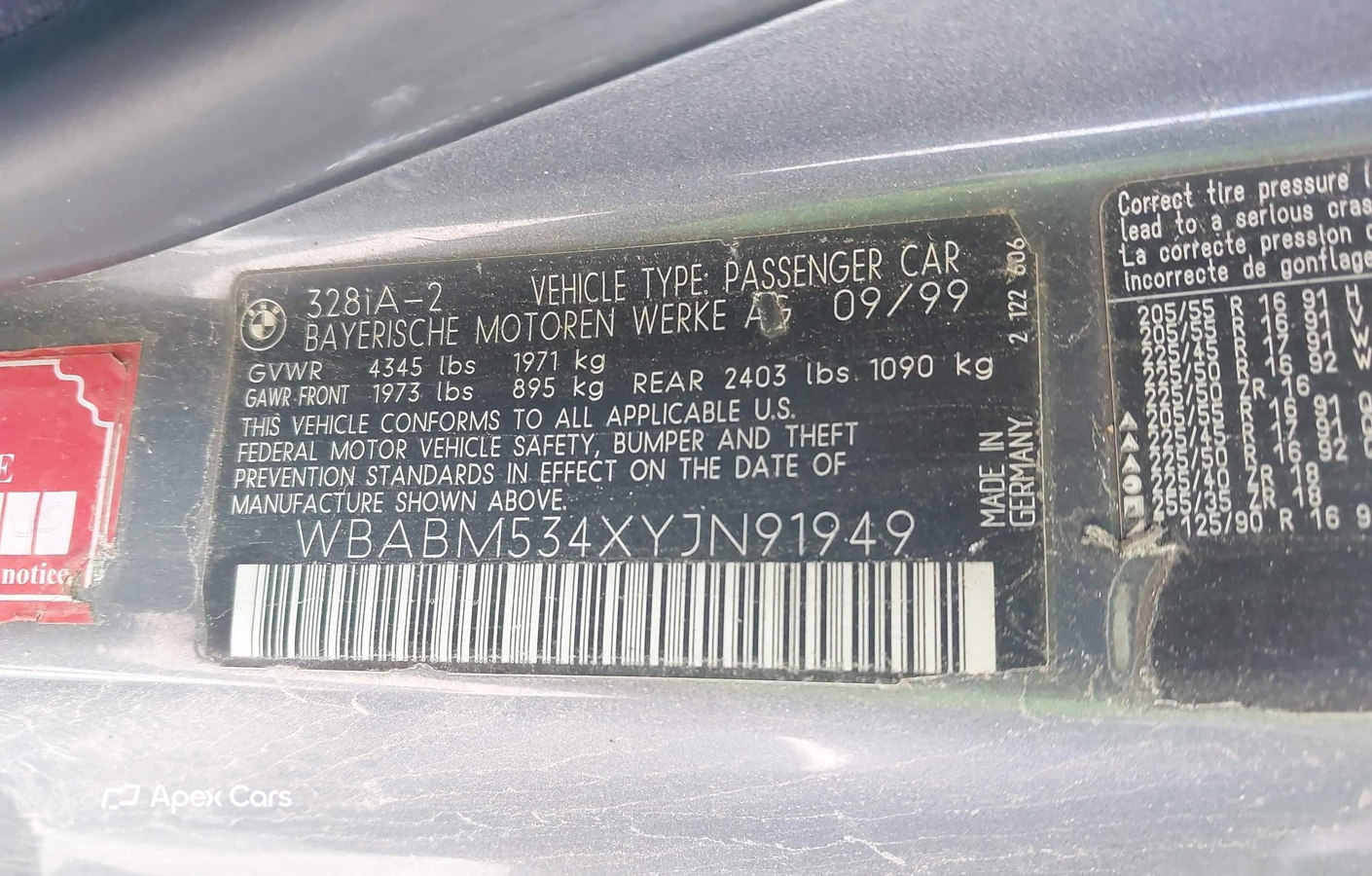 BMW Series 3 2000