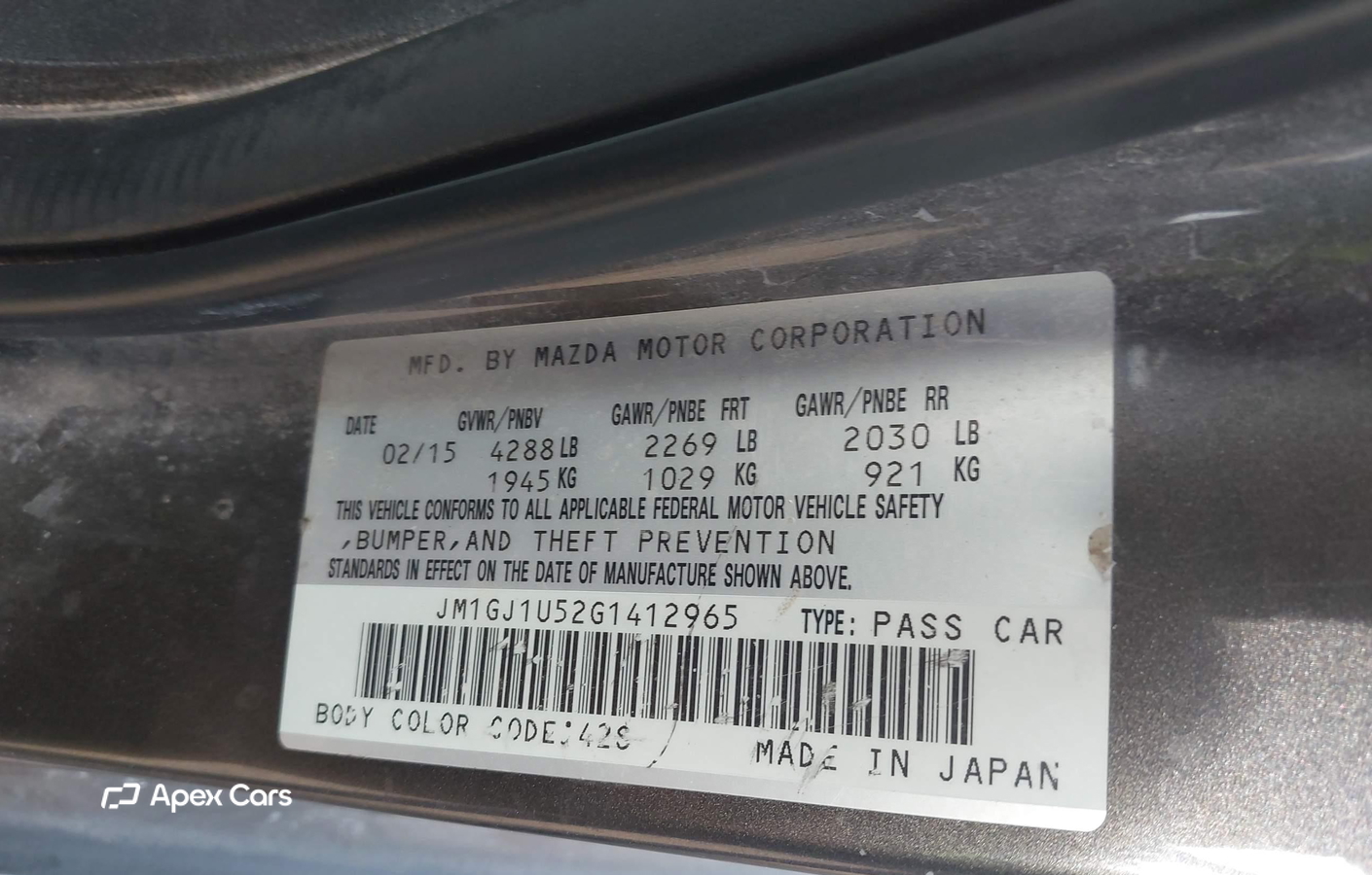 Mazda 6 2016