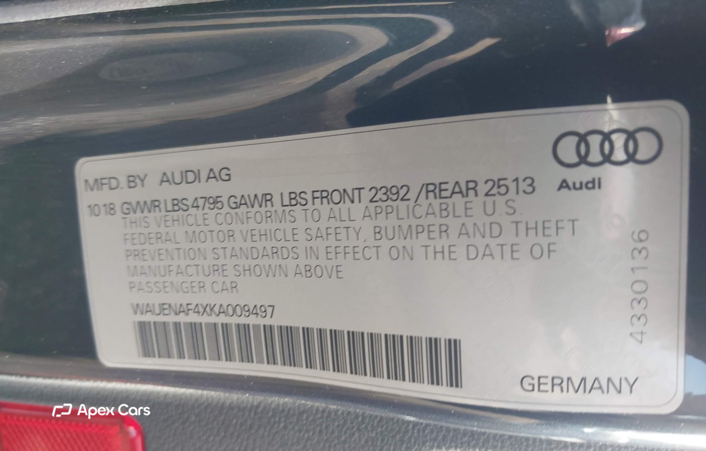Audi A4 2019