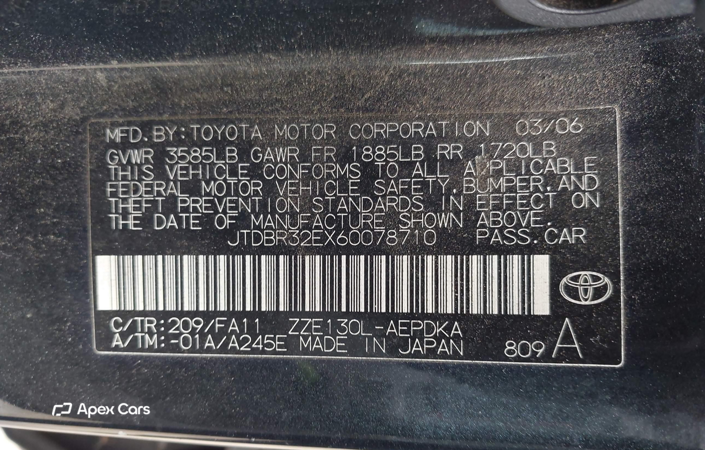 Toyota Corolla 2006