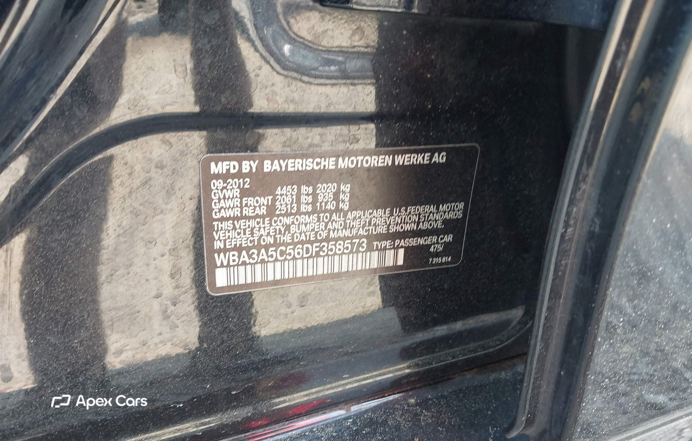 BMW Series 3 2013